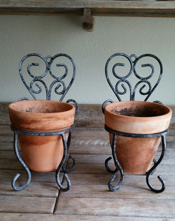 Sweetheart Mini Chair Planters (Set of 2)