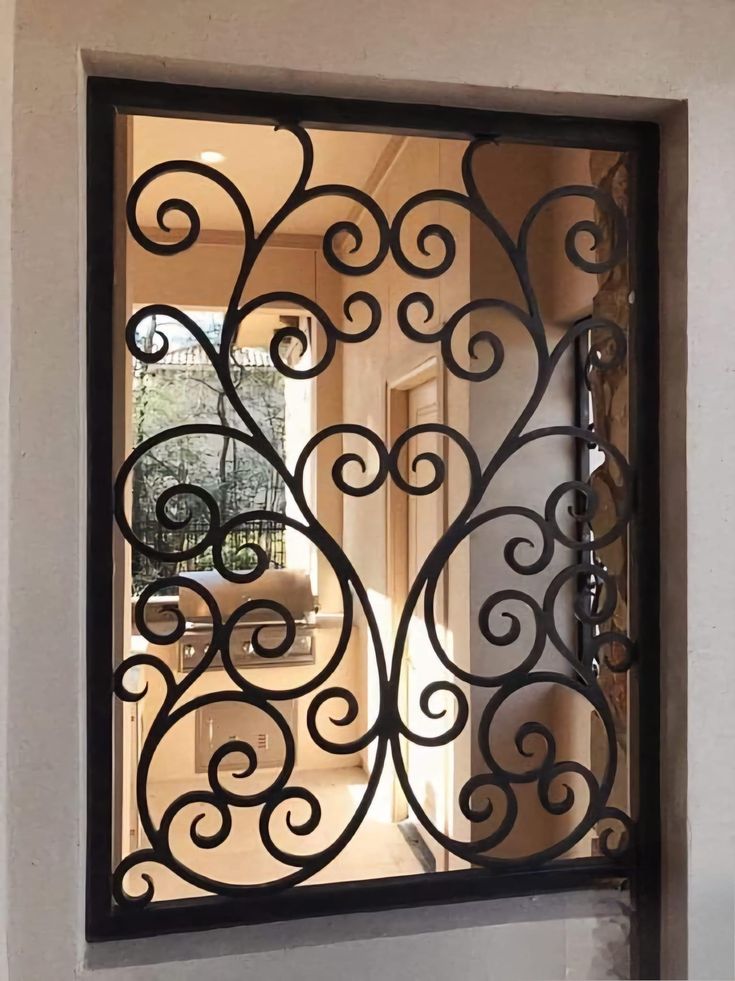 VerdiVista Classic Scroll Iron Window Grill