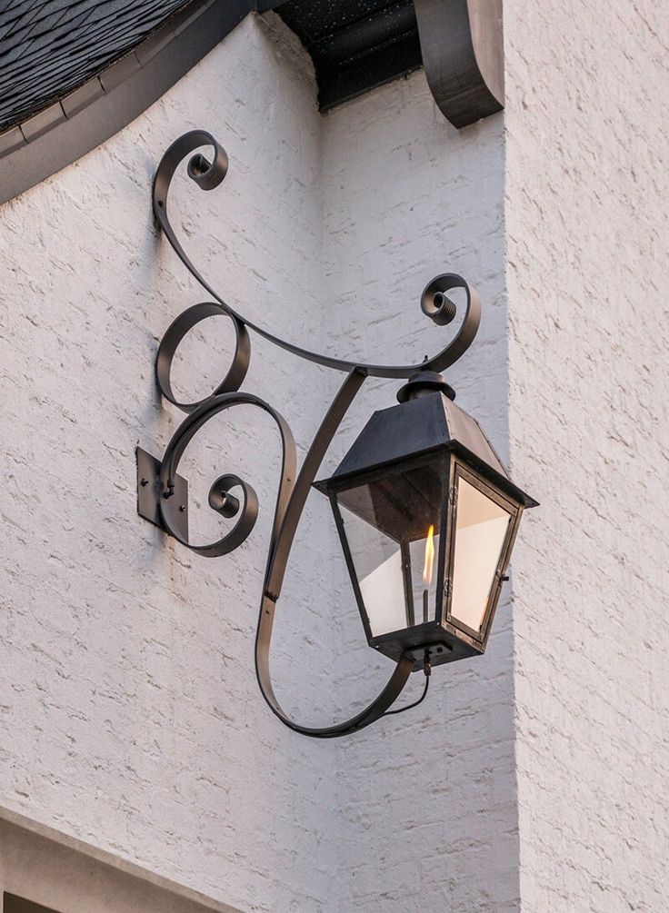 Chateau Curve Wrought Iron Lantern