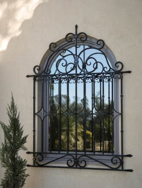 Castello Arched Iron Window Guard