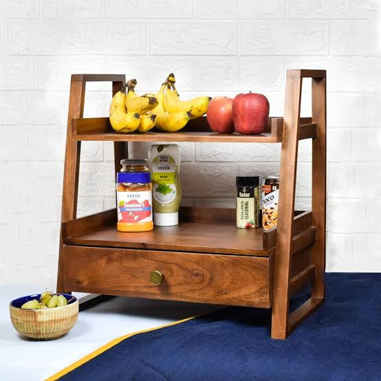Mini Wooden Side Organizer