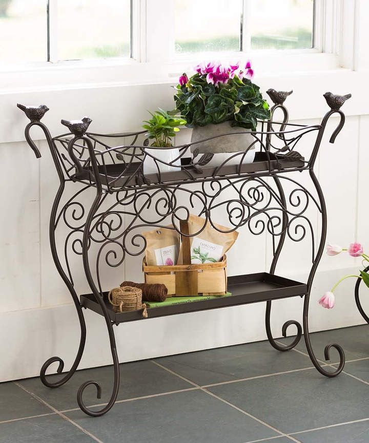 Garden Song Scroll Console Stand