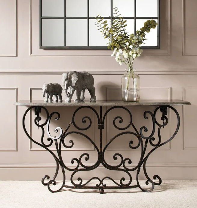 Minimal Iron Side Table