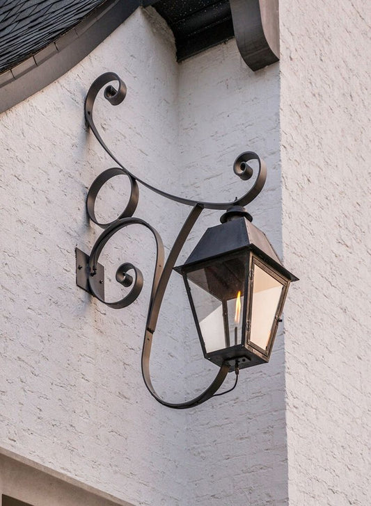 Chateau Curve Wrought Iron Lantern
