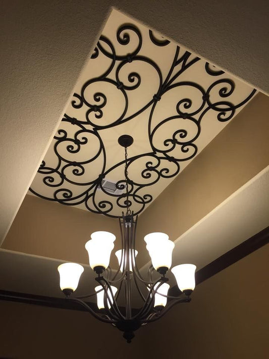 La Cupula Decorative Wrought Iron Ceiling Inlay