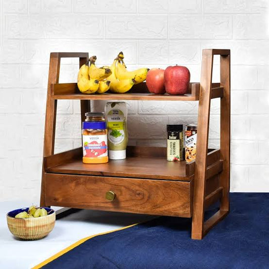 Mini Wooden Side Organizer