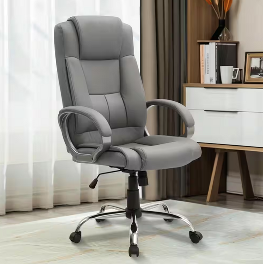 Faux Leather High Back Office Chair