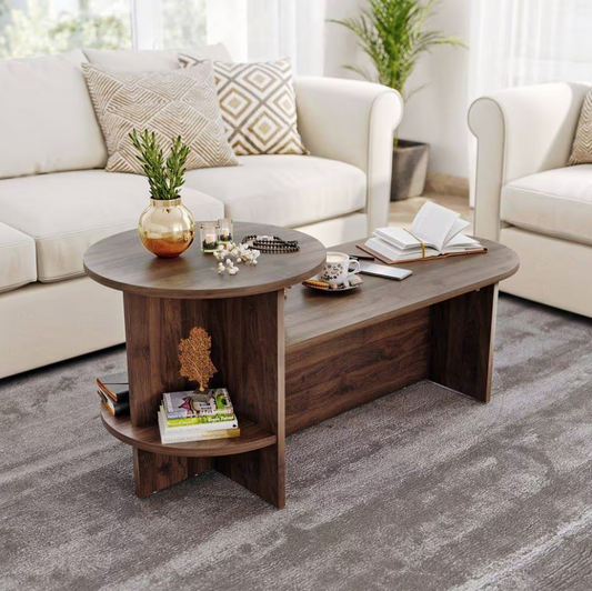 Statement Wood Coffee Table