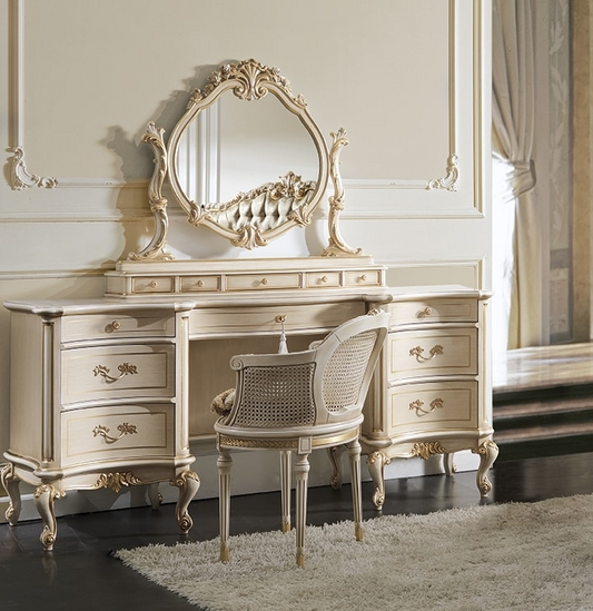 Classic Victorian White Vanity