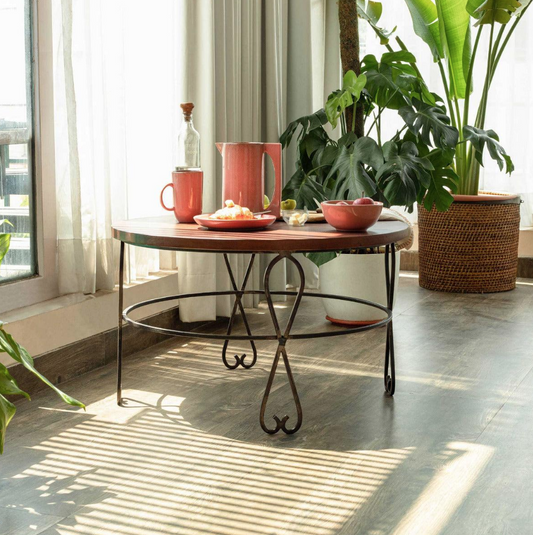 Minimal Wrought Iron Side Table