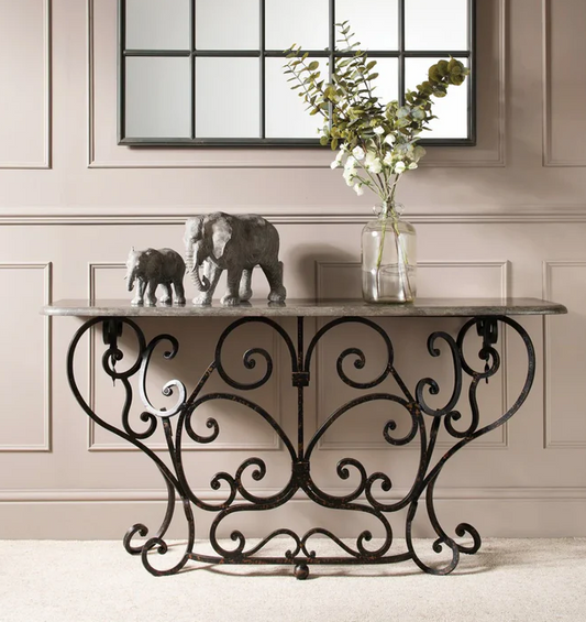 Minimal Iron Side Table
