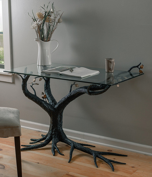 Accent Tree Console Side Table