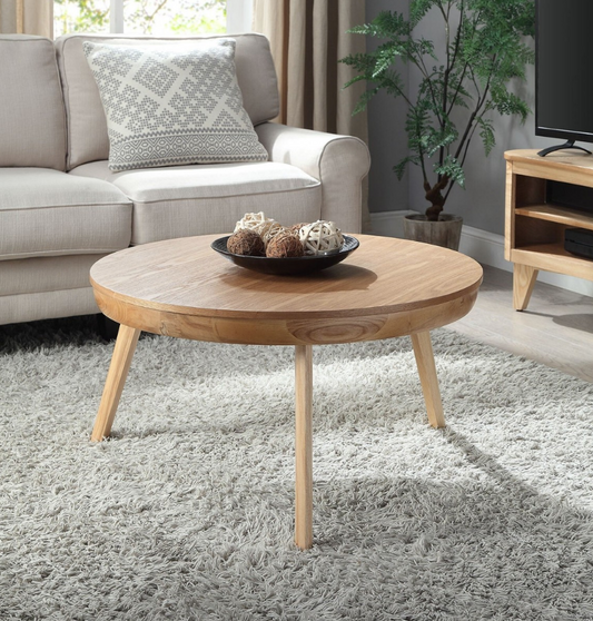 Solid Side Round Table