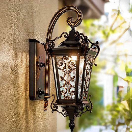Versailles Bloom Ornate Wall Lantern